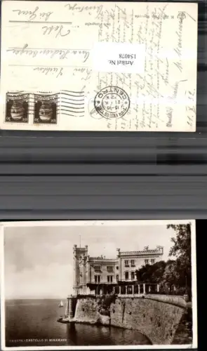 154078,Trieste Castello di Miramare Detailansicht Friuli-Venezia-Giulia
