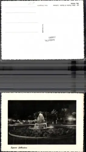 154093,Ligano Sabbiadoro Springbrunnen bei Nacht Friuli-Venezia-Giulia