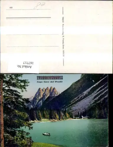 167717,Lago Cave del Predil Ruderboot