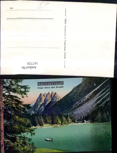 167720,Lago Cave del Predil Ruderboot