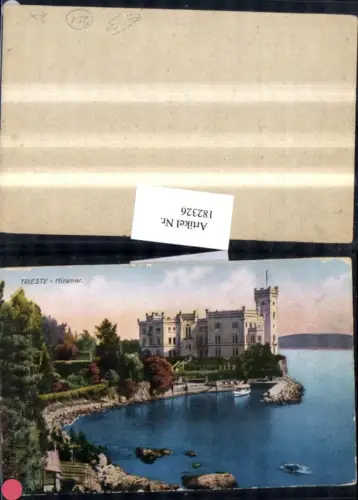 182326,Friuli-Venezia-Giulia Trieste Miramar Schloss
