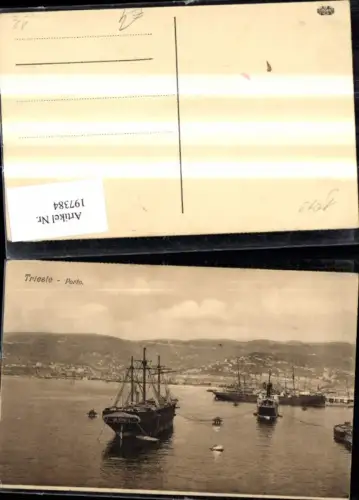 197384,Friuli Venezia Giulia Trieste Triest Porto Hafen Schiffe Dampfer