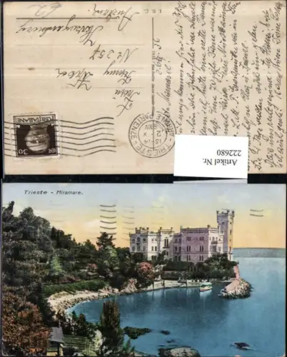 222680,Friuli-Venezia-Giulia Trieste Triest Miramare Schloss