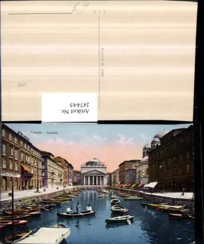247445,Friuli-Venezia-Giulia Trieste Triest Canale Kanal Ruderboote