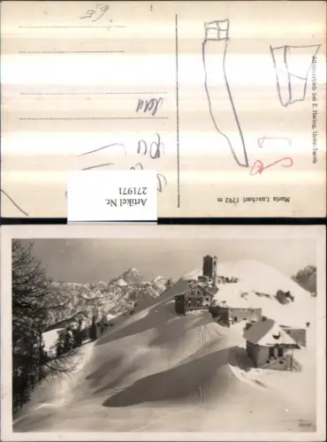 271971,Italien Friuli-Venezia-Giulia Udine Tarvis Camporosso In Valcanale Maria Luschari Totale Winterbild Bergkulisse