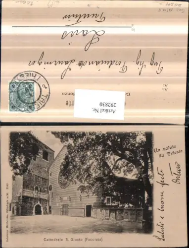 292830,Friuli-Venezia-Giulia Trieste Triest Cattedrale S. Giusto Kirche