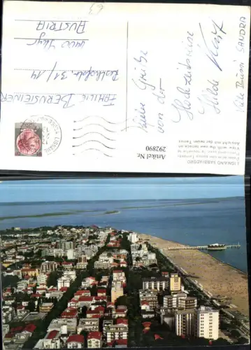 292890,Friuli-Venezia-Giulia Udine Lignano Sabbiadoro Teilansicht m. Strand Terrasse