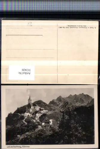 312420,Friuli-Venezia-Giulia Udine Luschariberg Camporosso Totale Bergkulisse