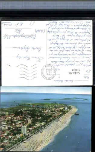 312434,Friuli-Venezia-Giulia Udine Lignano Sabbiadoro Teilansicht m. Strand