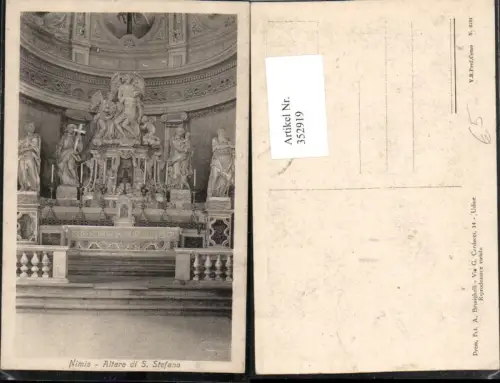 352919,Friuli-Venezia-Giulia Udine Nimis Altare di S. Stefano Kirche Altar