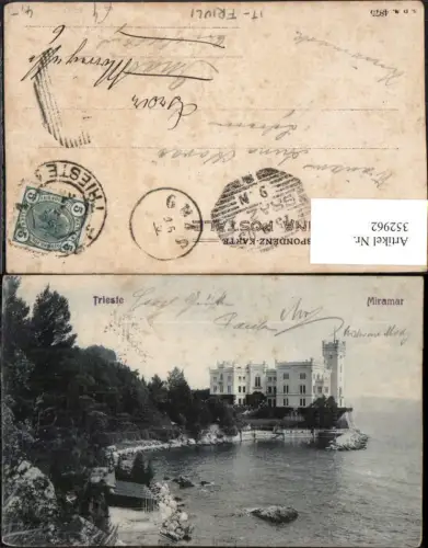 352962,Friuli-Venezia-Giulia Trieste Triest Schloss Miramar