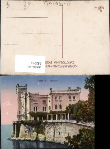 352973,Friuli-Venezia-Giulia Trieste Triest Miramar Schloss