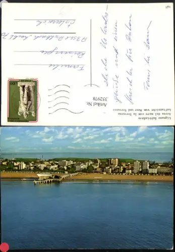 352978,Friuli-Venezia-Giulia Udine Lignano Sabbiadoro Teilansicht Strand Seebrücke