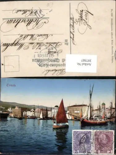 397507,Friuli-Venezia-Giulia Trieste Triest Hafen Segelboote Boote
