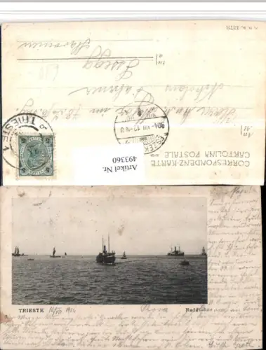 493360,Friuli-Venezia-Giulia Trieste Triest Rada Dampfer Schiffe