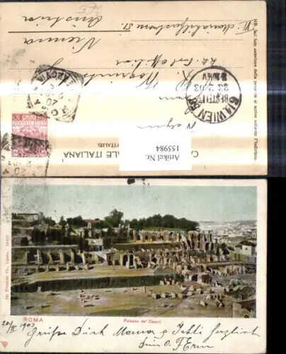 155984,Litho Lazio Roma Rom Palazzo de Cesari pub Dr. Trenkler Co 13677