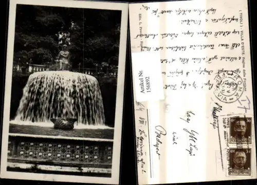 156892,Foto Ak Lazio Roma Rom Villa d Este Regina delle Fontana Springbrunnen Brunnen