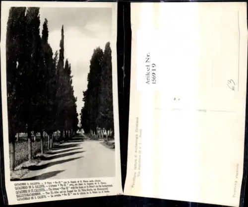 156919,Lazio Roma Rom Via Napoleonne III Pius IX Allee m. Kuppel St Peter Kirche Petersdom