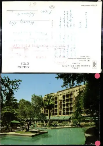 157226,Lazio Roma Rom Hotel Parco d Principi Pool Aussenanlage