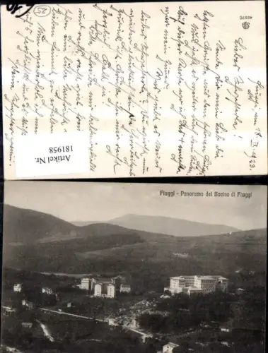 181958,Lazio Fiuggi Panorama del Bacino di Fiuggi