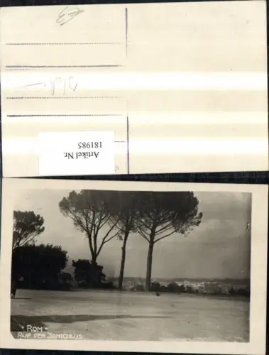 181985,Lazio Foto Ak Rom auf d. Janiculus