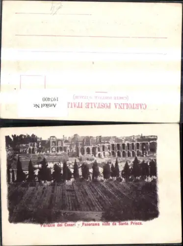197400,Lazio Palazzo d. Cesari Panorama visto da Santa Prisca