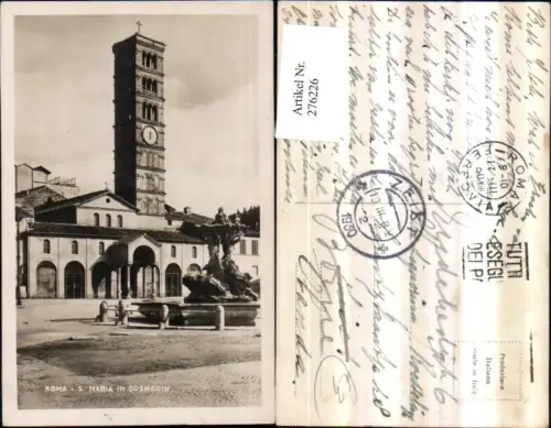 276226,Lazio Roma Rom S. Maria in Cosmedin Kirche Brunnen