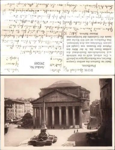293205,Lazio Roma Rom Pantheon Gebäude m. Obelisk