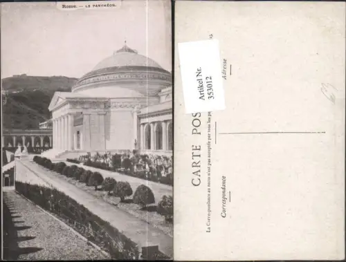 353012,Lazio Roma Rome Rom Le Pantheon Gebäude