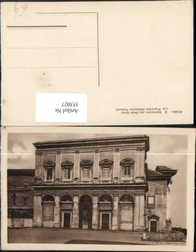 353027,Lazio Roma Rom S. Salvatore alla Scala Santa Gebäude