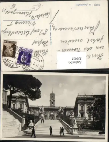 353032,Lazio Roma Rom Il Campidoglio Kapitol Stiegen
