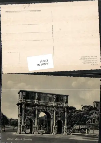 353047,Lazio Roma Rom Arco di Costantino Konstantinsbogen Bogen