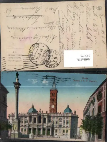 353076,Lazio Roma Rom Basilica di S. M. Maggiore Kirche Säule