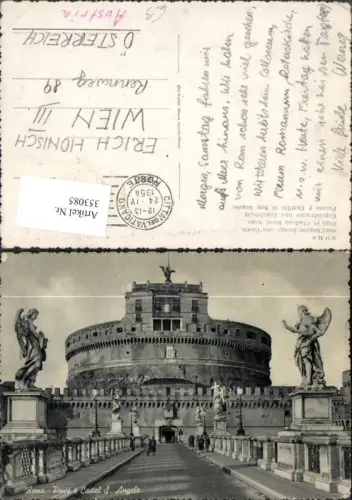 353085,Lazio Roma Rom Ponte e Castel S. Angelo Engelsburg Brücke