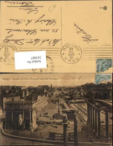 353087,Lazio Roma Rom Rovine del Foro Romano viste dal Tabulario Forum
