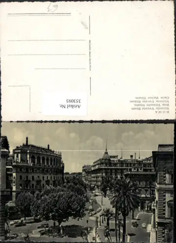 353093,Lazio Roma Rom Via Vittorio Veneto Straße