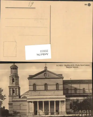 353111,Lazio Roma Rom Basilica di S. Paolo fuori mura Kirche