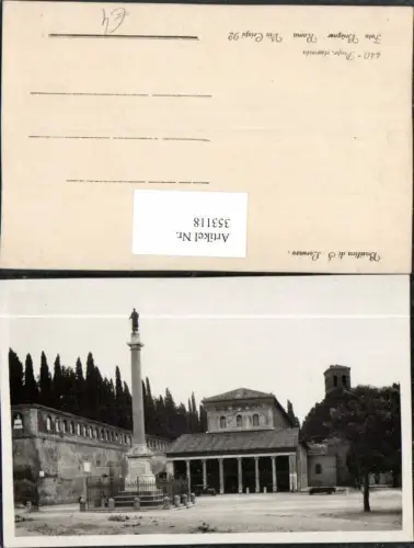353118,Lazio Roma Rom Basilica di S. Lorenzo Kirche Säule