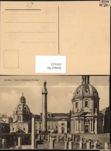 353123,Lazio Roma Rom Foro e Colonna di Traiano Forum Säule