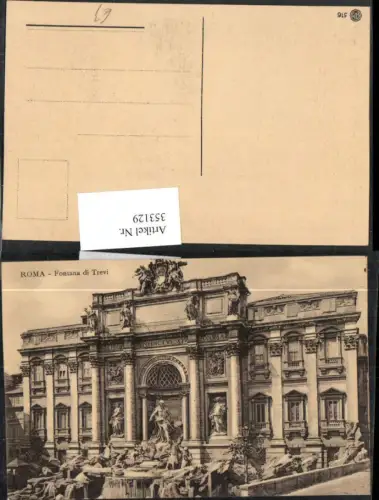 353129,Lazio Roma Rom Fontana di Trevi Trevi-Brunnen Brunnen