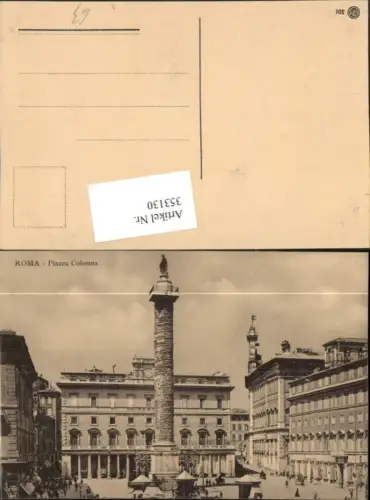 353130,Lazio Roma Rom Piazza Colonna Platz Säule