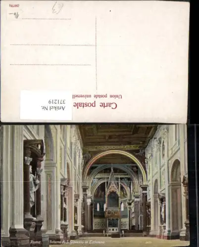 371219,Lazio Roma Rom Interno di S. Giovanni in Laterano Kirche Innenansicht
