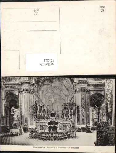 371221,Lazio Frosinone Montecassino Tomba di s. Benedetto e S. Scolastica Grabmal