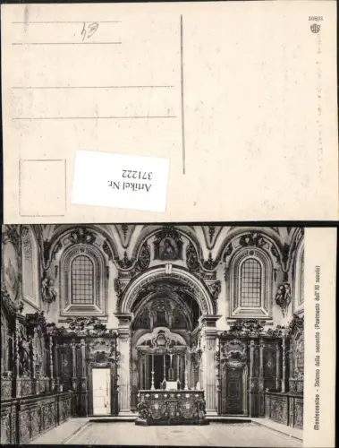371222,Lazio Frosinone Montecassino Interno della sacrestia Sakristei Innenansicht