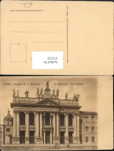 371232,Lazio Roma Rom Basilica di S. Giovanni in Laterano Kirche