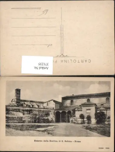 371235,Lazio Roma Rom Esterno della Basilica di S. Sabina Kirche