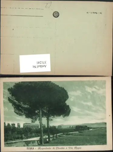 371241,Lazio Roma Rom Acquedotto di Claudio e Via Appia Aquädukt