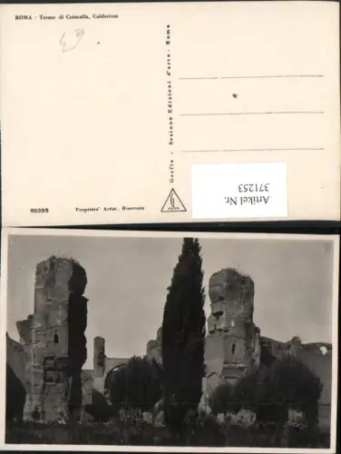 371253,Lazio Roma Rom Terme di Caracalla Caldarium