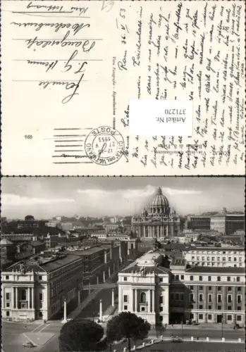 371270,Lazio Roma Rom Via della Conciliazione Basilica di S. Pietro Petersdom