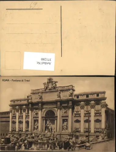371280,Lazio Roma Rom Fontana di Trevi Trevibrunnen Brunnen